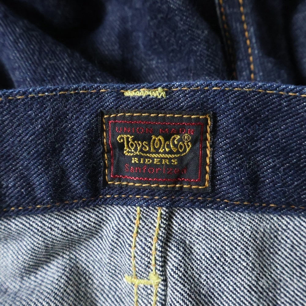 TOYS McCOY(トイズマッコイ) OVERALLS for RIDERS DENIM LOT 001Z デニムパンツ ジーンズ インディゴ