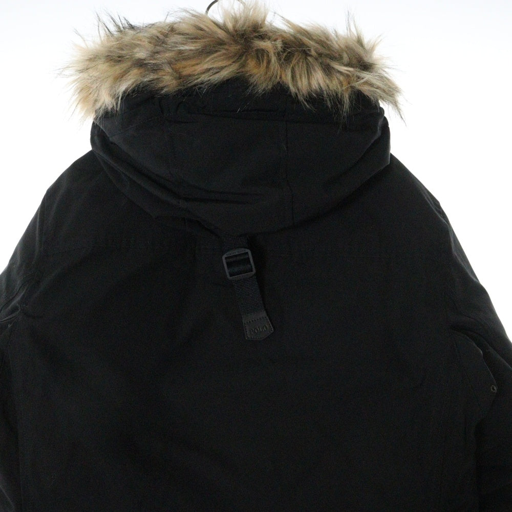 POLO RALPH LAUREN(ポロラルフローレン) Faux-Fur-Trim Down Parka ファーフード付きダウンパーカー ジャケット ブラック レディースWMPOOTWN2820292
