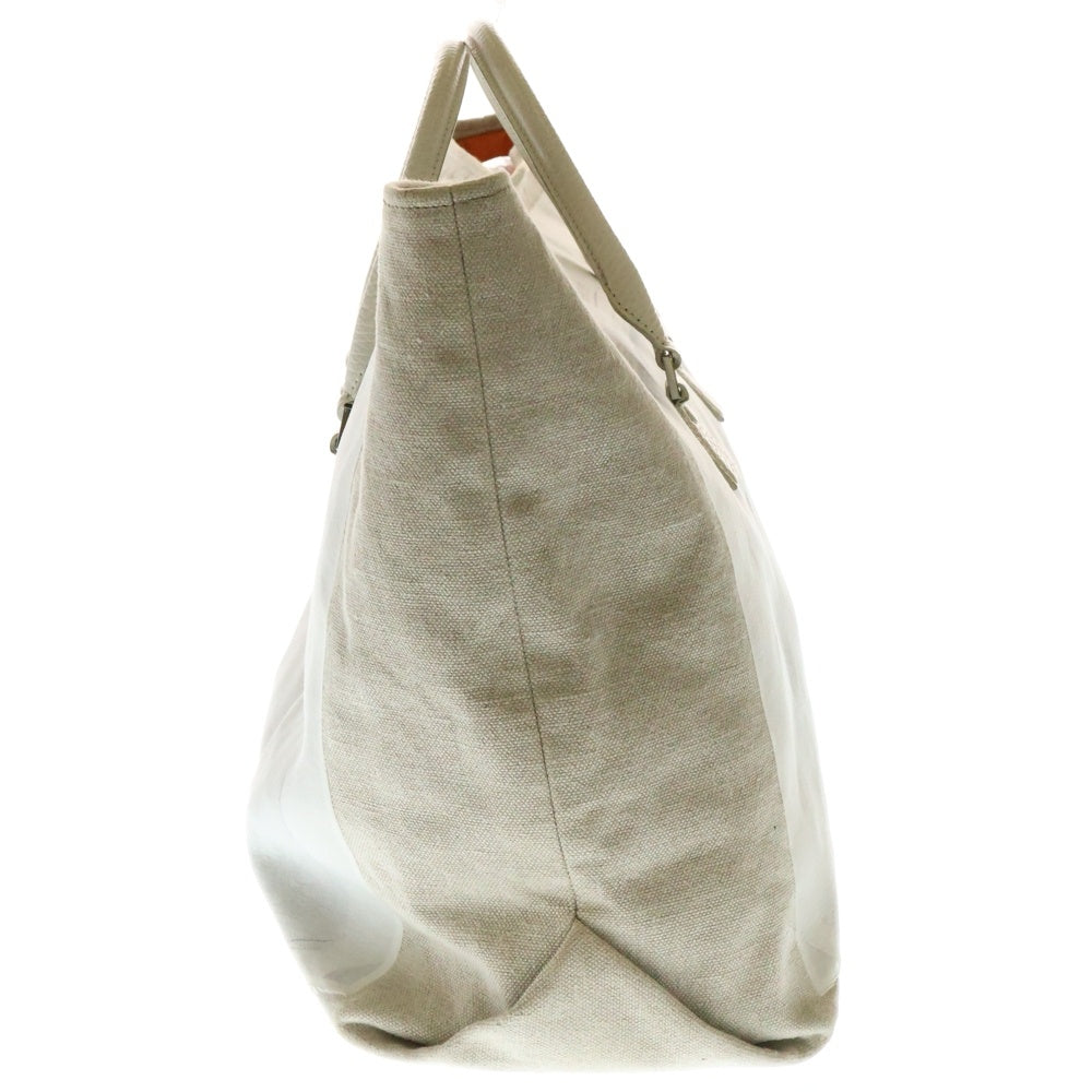 Maison Margiela 11(メゾンマルジェラ11) 5AC トロンプルイユ キャンバストートバッグ ショルダーバッグ ホワイトSB3WC0001