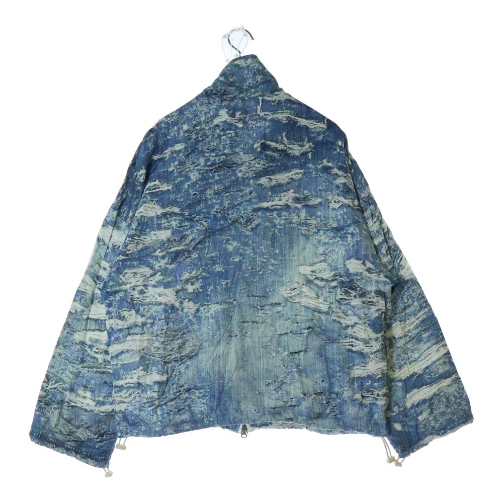 DIESEL(ディーゼル) J-ALSTON オールストン デニムトロンプルイユ ジップアップジャケット インディゴ A12849