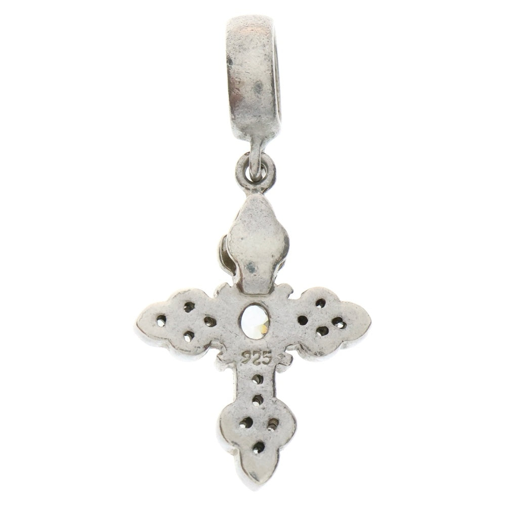 Loree Rodkin(ローリーロドキン) ジルコニア クロスモチーフ ペンダントトップ シルバー