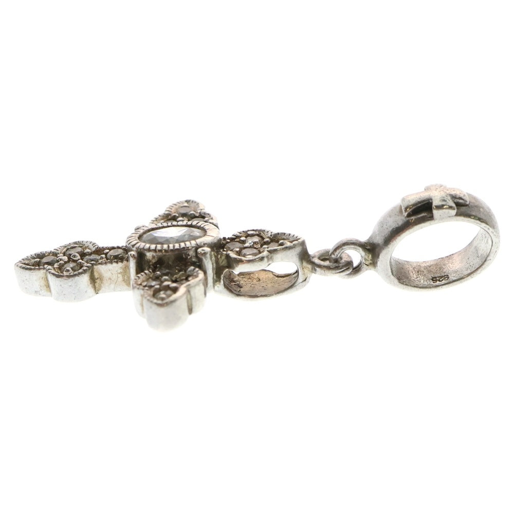 Loree Rodkin(ローリーロドキン) ジルコニア クロスモチーフ ペンダントトップ シルバー