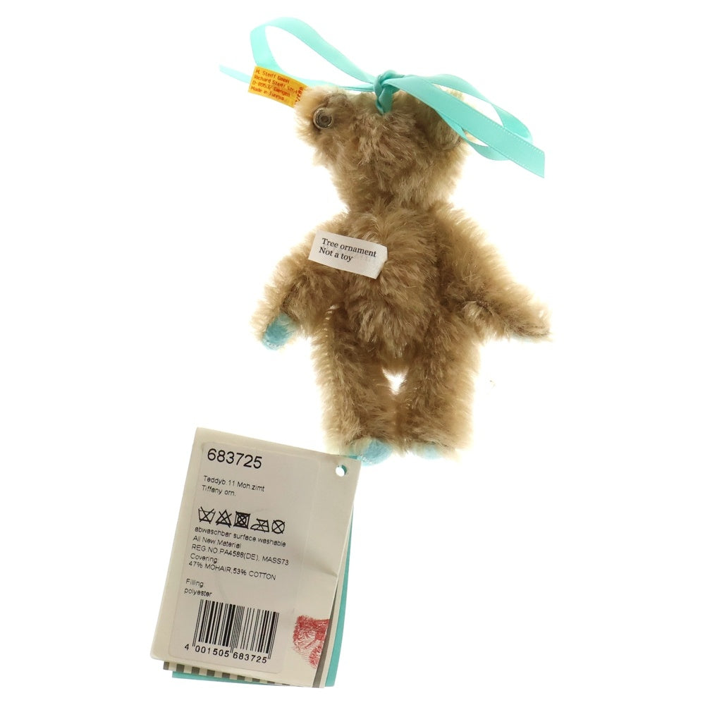 TIFFANY & Co.(ティファニー) ×Steiff Teddybear ×シュタイフ オーナメント モヘア ミニ テディベア ブラウン レディース 683725