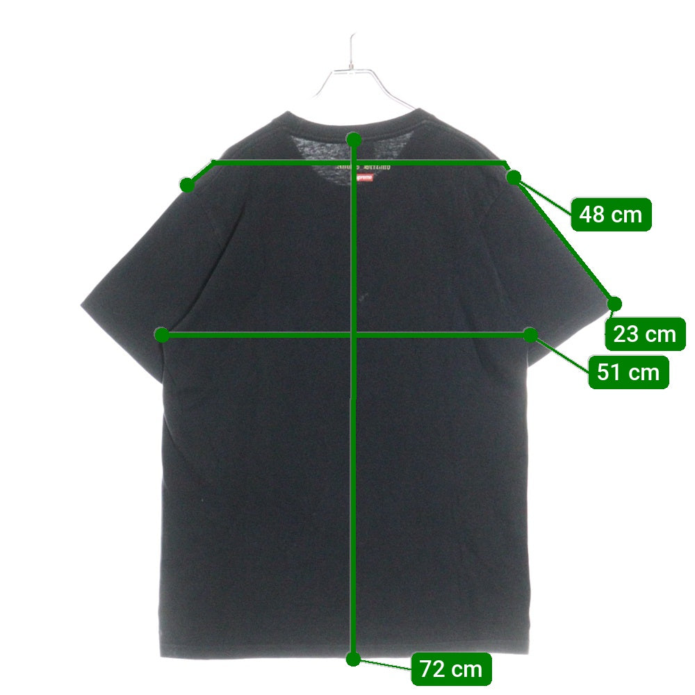 SUPREME(シュプリーム) 17AW Andres Serrano Tee アンドレス セラーノ プリント 半袖Tシャツ ブラック