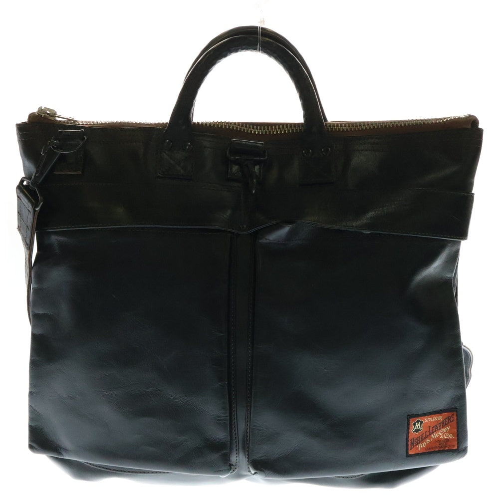 TOYS McCOYレザーヘルメットバッグ TOYS McCOY】 