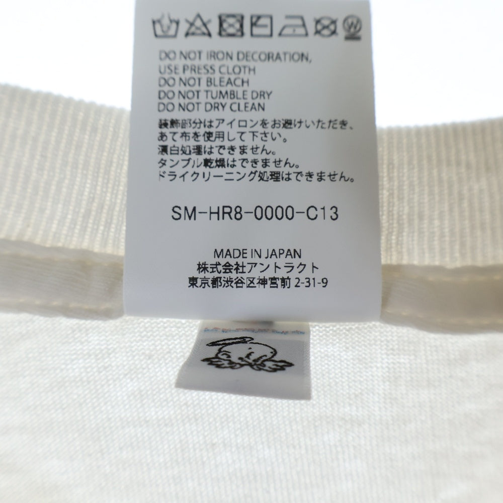 SAINT MICHAEL(セントマイケル) 25SS×GEEKS RULE× EVANGELION ギークスルール エヴァンゲリオン ムービー プリント 半袖 Tシャツ ホワイト SM HR8-0000-C13