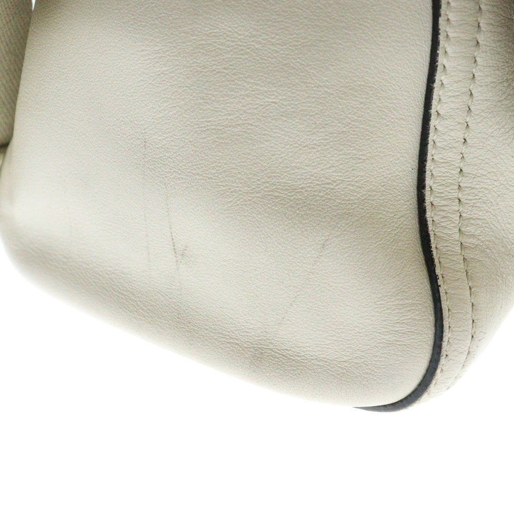 miumiu(ミュウミュウ) Grace Lux Small Leather Shoulder Bag 2way レザー ハンドバッグ ショルダーバッグ アイボリー