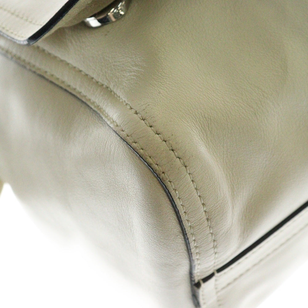 miumiu(ミュウミュウ) Grace Lux Small Leather Shoulder Bag 2way レザー ハンドバッグ ショルダーバッグ アイボリー