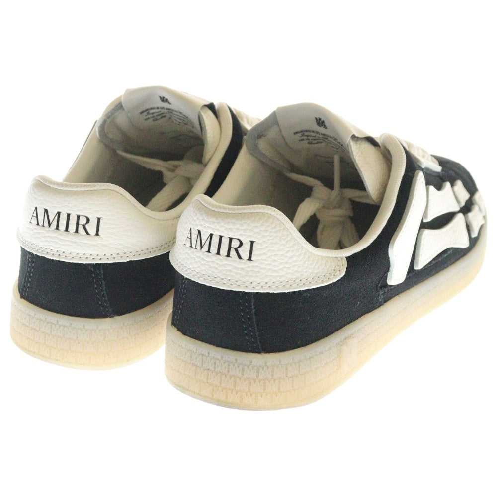 AMIRI(アミリ) Pacific Bones スエード パシフィックボーン ローカットスニーカー ブラック US10/28.0cm