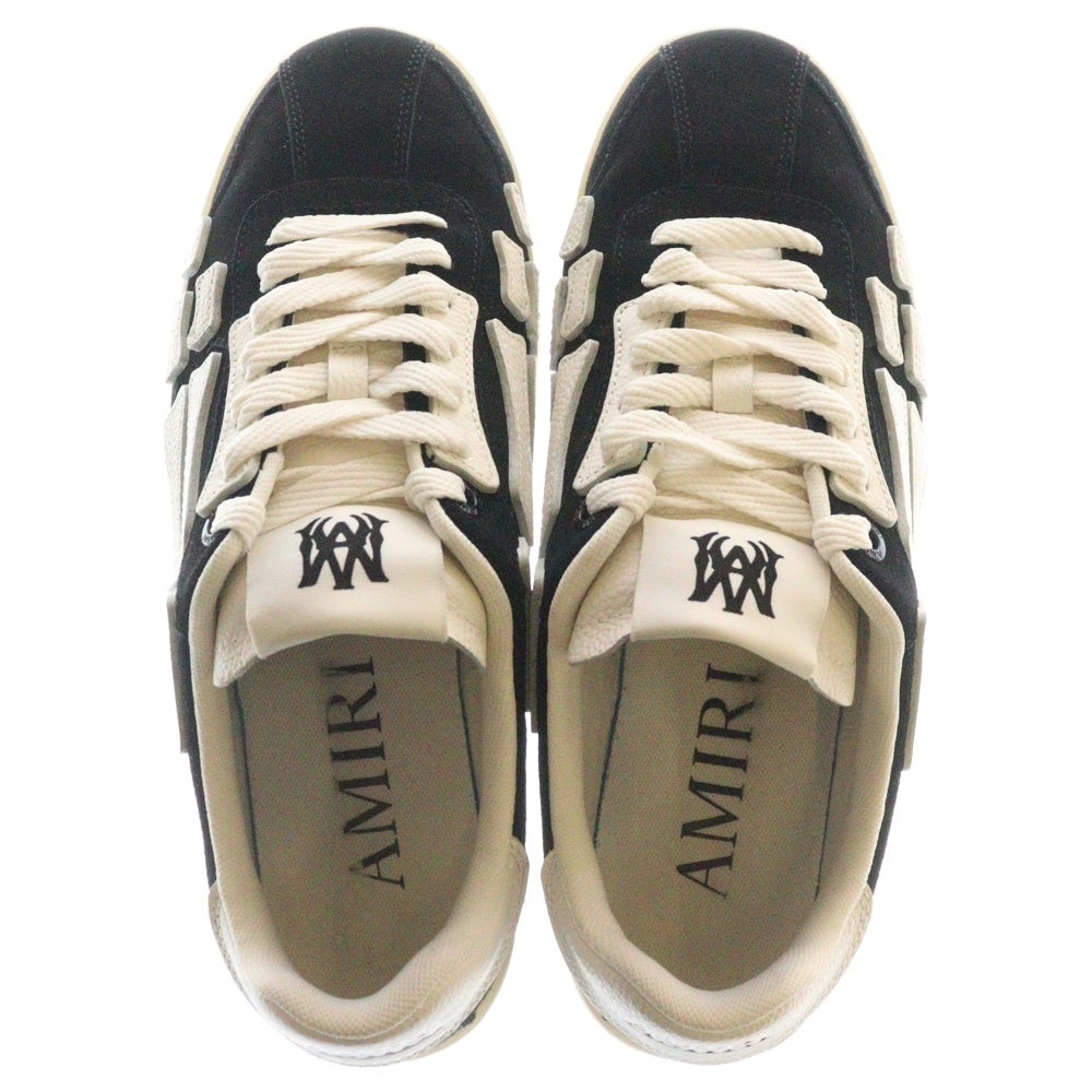 AMIRI(アミリ) Pacific Bones スエード パシフィックボーン ローカットスニーカー ブラック US10/28.0cm