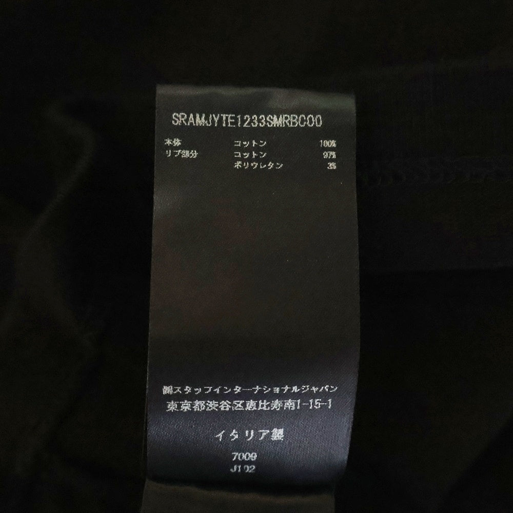 AMIRI(アミリ) MA SKATER TEE ロゴエンブロイダリー 半袖Tシャツ カットソー ブラック SRAMJYTE1233SMRBC00