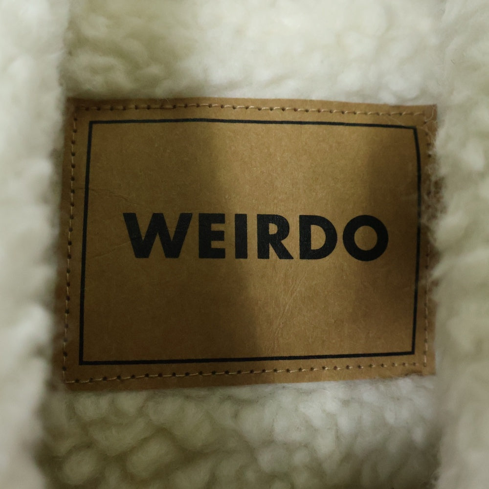weirdo(ウィアード) スウェード グラフィティ ボアジャケット ブラウン WRD-20-AW-03