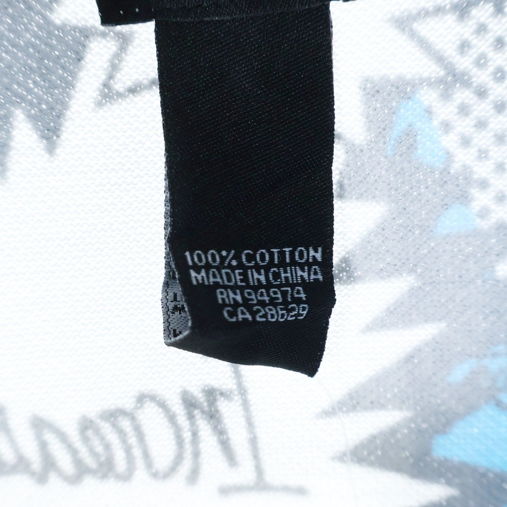 STUSSY(ステューシー) POP SHOUT POLO 総柄 ポロ半袖シャツ ブルー 0141015