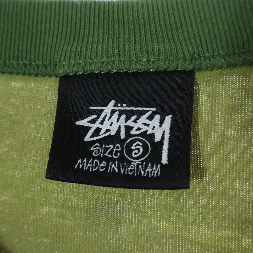 STUSSY(ステューシー) ×Our Legacy Work Shop Tee アワーレガシー フロントプリント 半袖Tシャツ カットソー カーキ