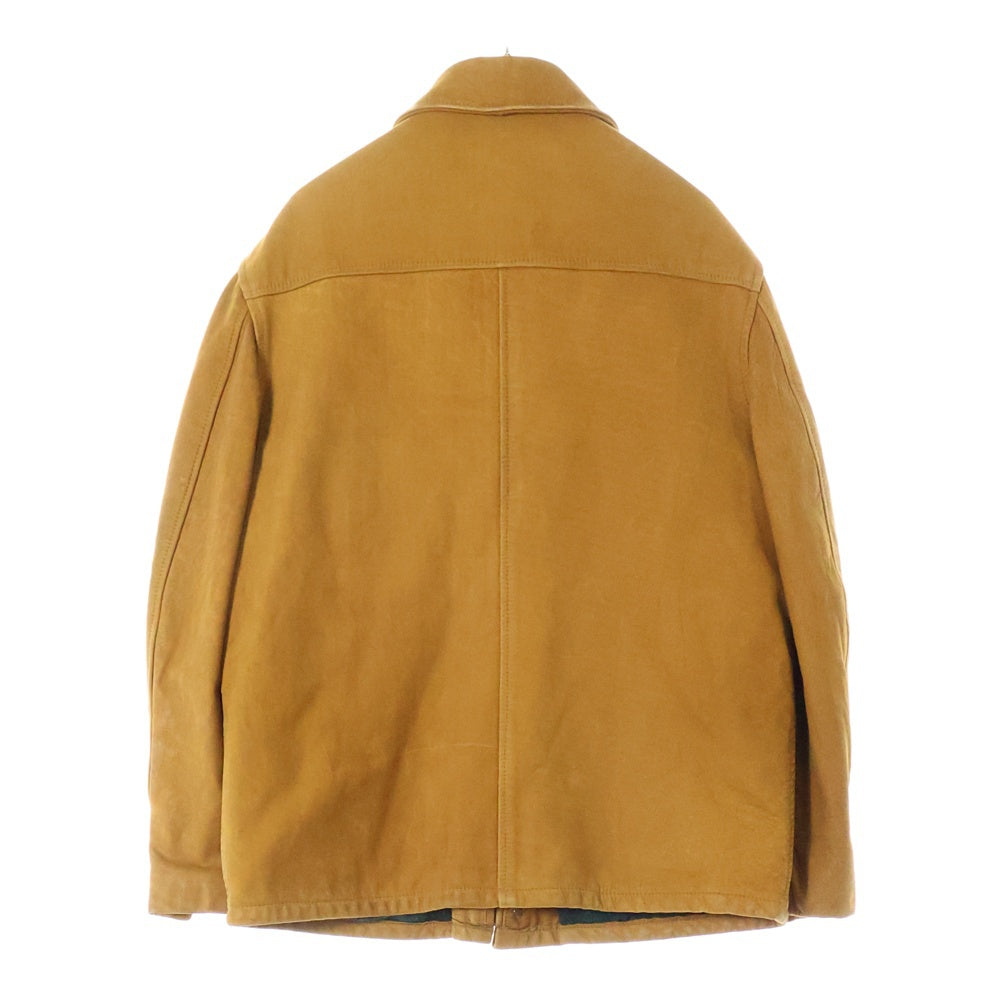 SCHOTT(ショット) ヌバックレザー ウールブランケット付き ジャケット コート ブラウン