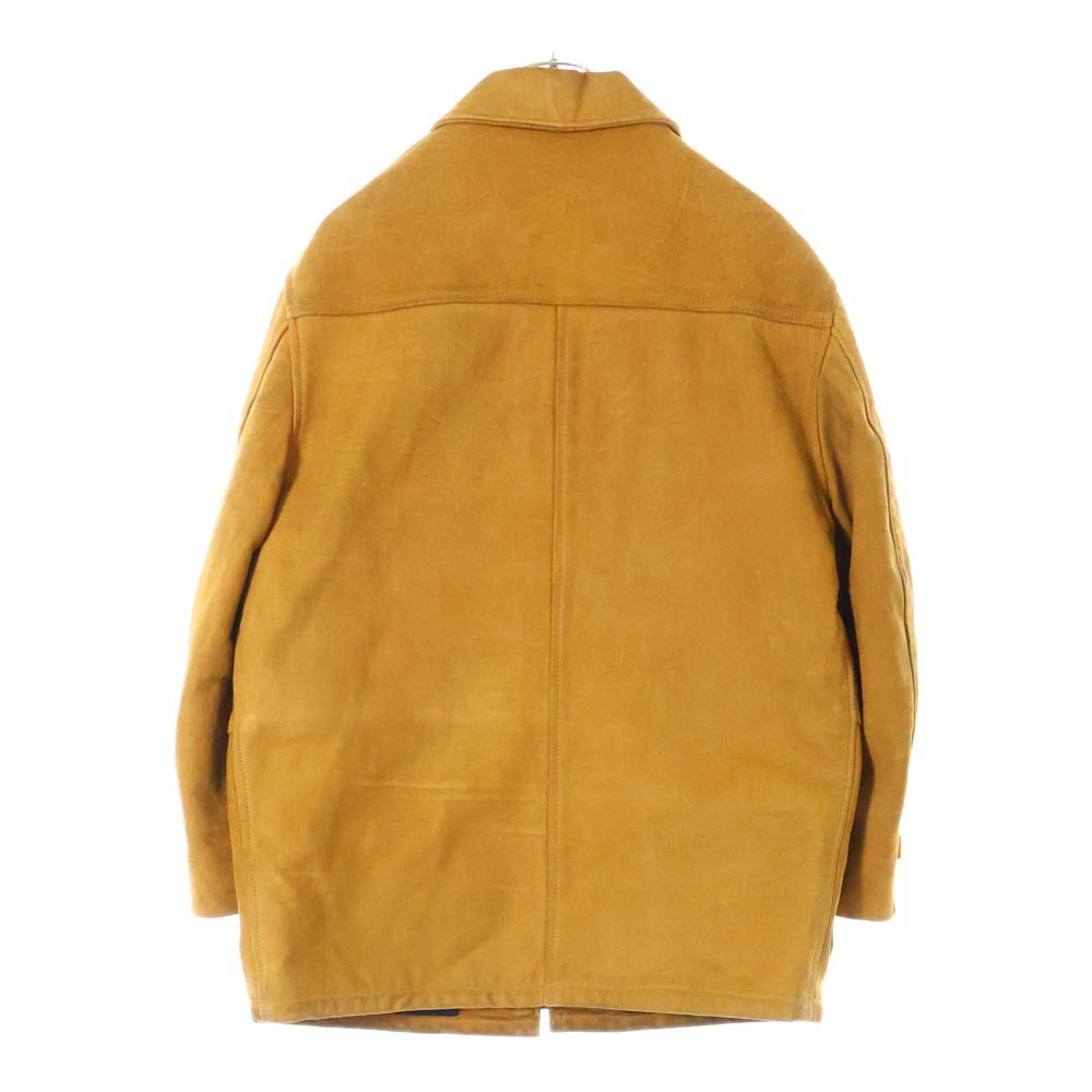 SCHOTT(ショット) ヌバックレザー ウールブランケット付き ジャケット コート ブラウン