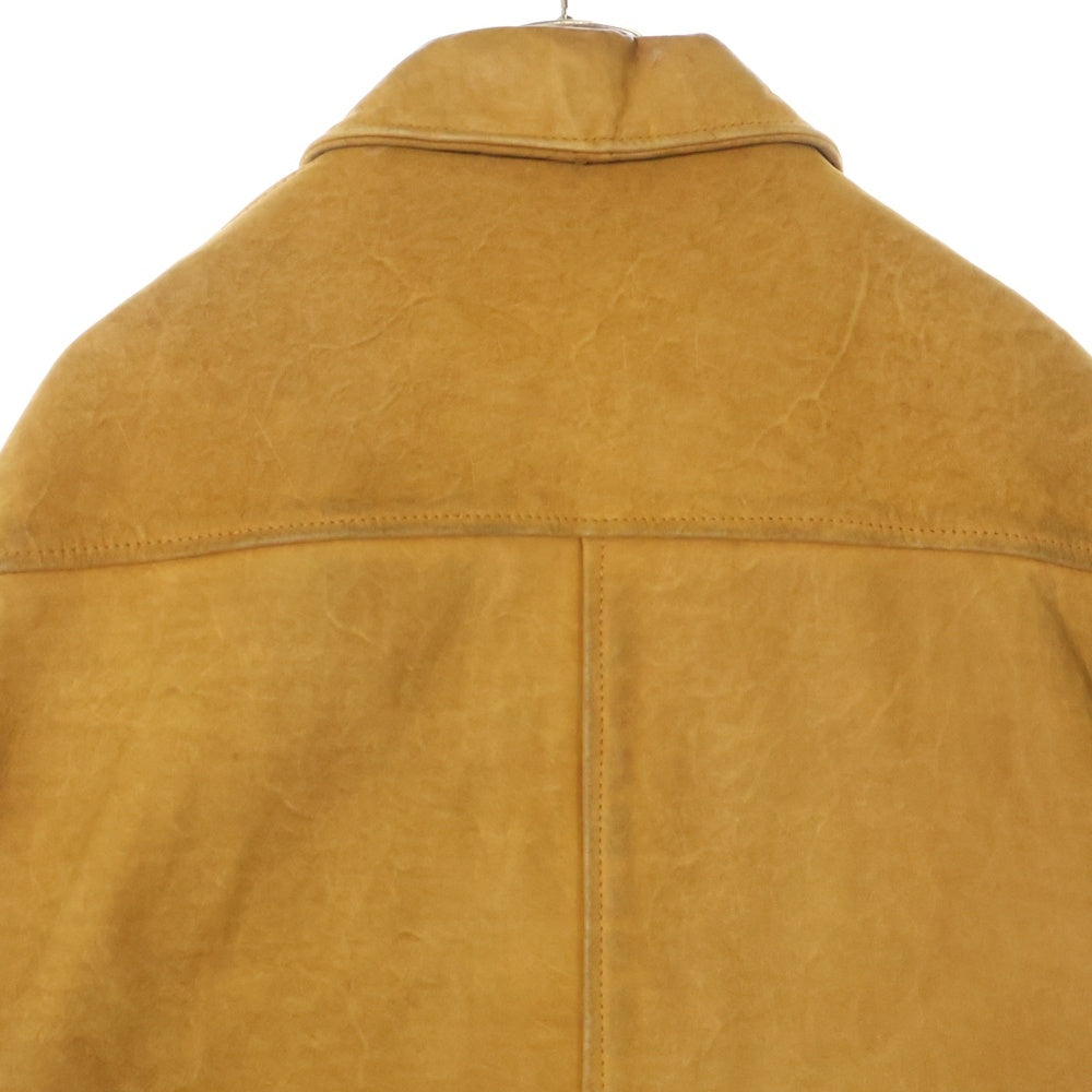 SCHOTT(ショット) ヌバックレザー ウールブランケット付き ジャケット コート ブラウン