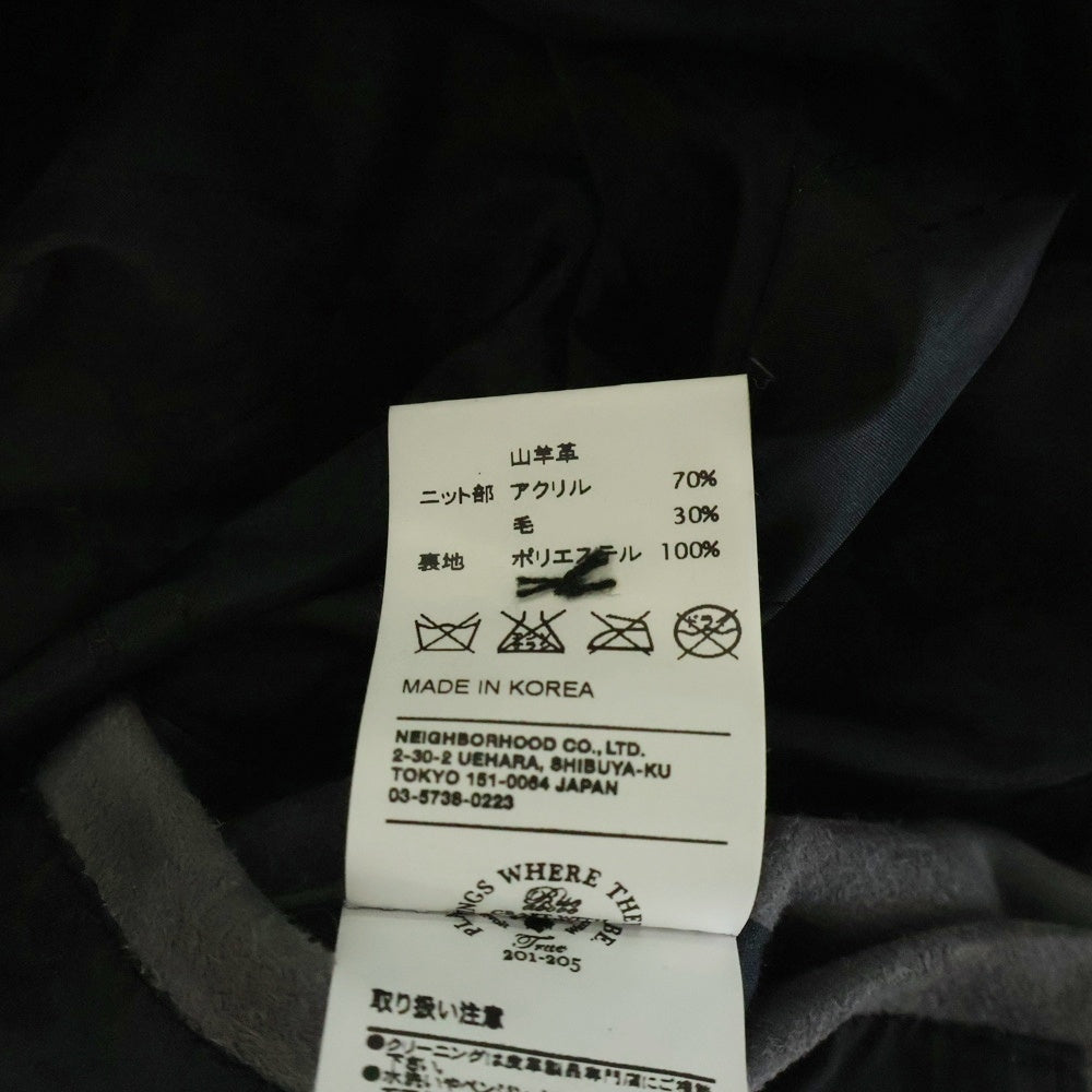 WTAPS(ダブルタップス) ROKUDENASHI JACKET スウェードレザー ジップアップジャケット グレー