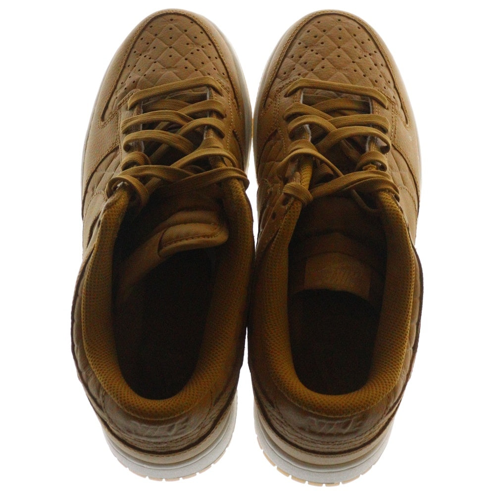 NIKE(ナイキ) WMNS DUNK LOW QUILTED ウィメンズ ダンク キルテッド ローカットスニーカー ブラウン US10.5/27.5cm DX3374-700