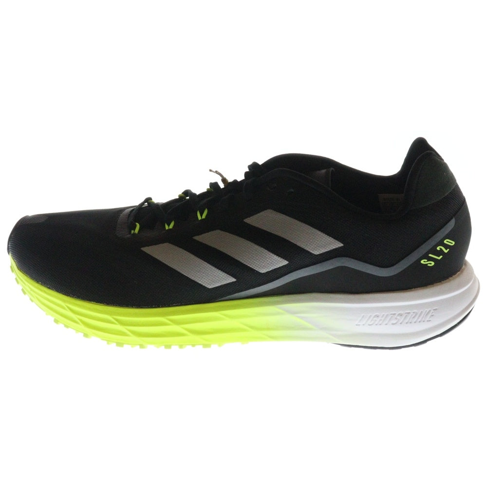 adidas(アディダス) SL20 ローカットスニーカー ランニングシューズ イエロー/ブラック US9/26.5cm FW9156