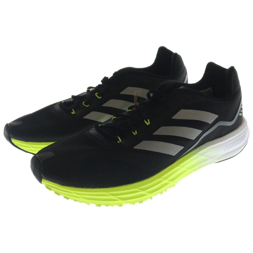 adidas(アディダス) SL20 ローカットスニーカー ランニングシューズ イエロー/ブラック US9/26.5cm FW9156