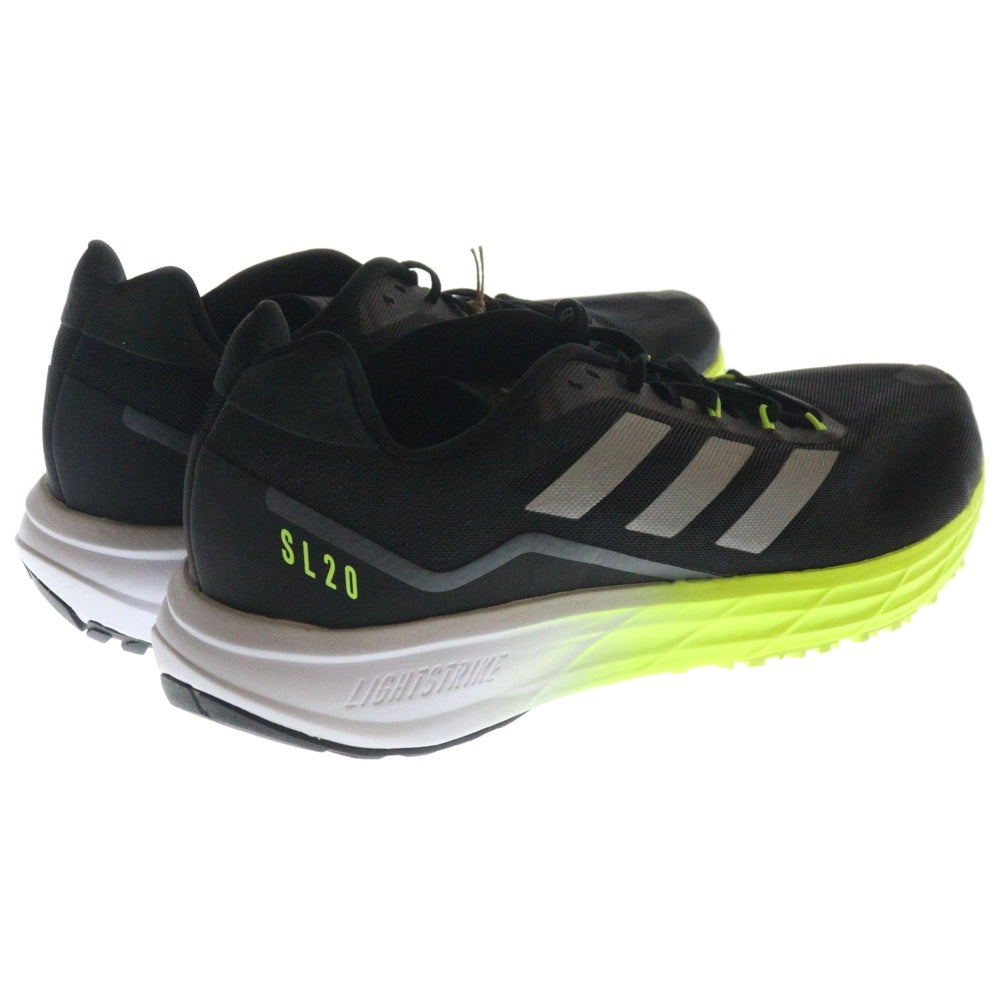 adidas(アディダス) SL20 ローカットスニーカー ランニングシューズ イエロー/ブラック US9/26.5cm FW9156