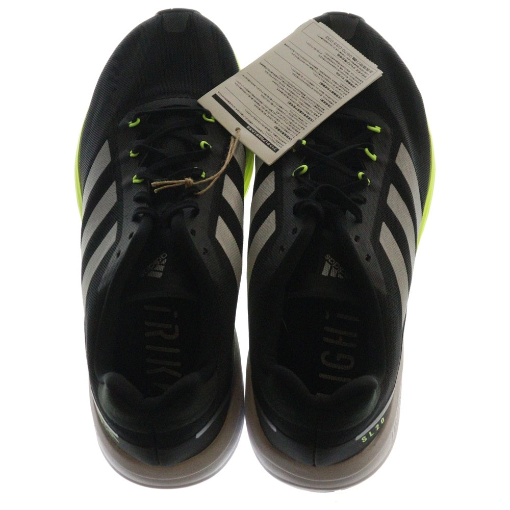 adidas(アディダス) SL20 ローカットスニーカー ランニングシューズ イエロー/ブラック US9/26.5cm FW9156