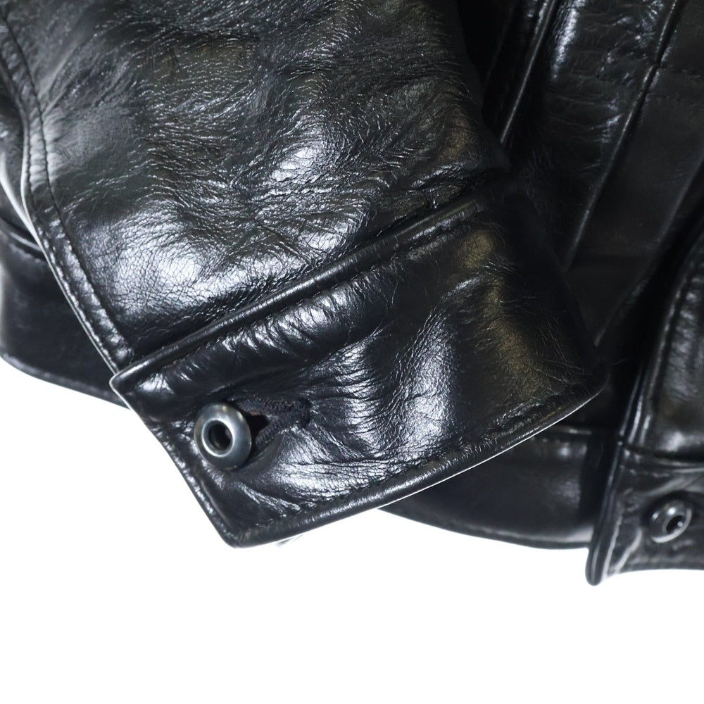 SCHOTT(ショット) P620H HORSEHIDE MECHANICS JKT ホースハイドレザー メカニックジャケット ブラック