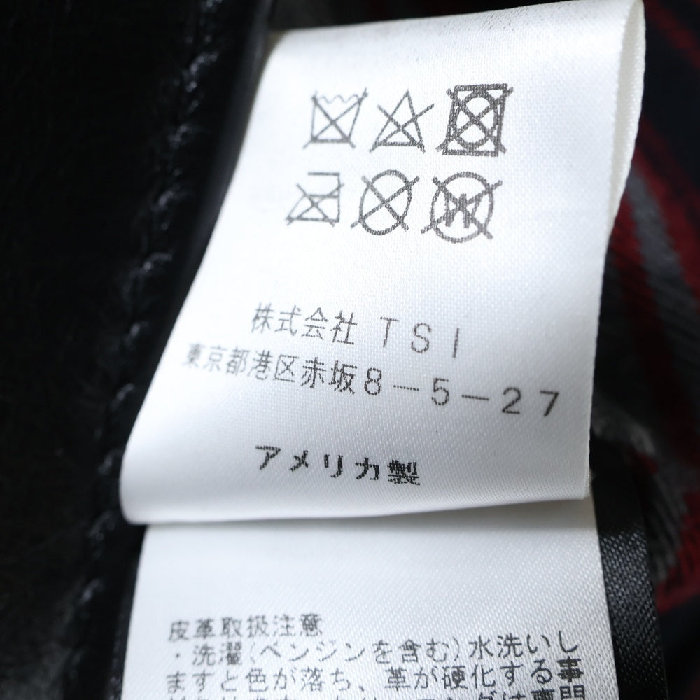 SCHOTT(ショット) P620H HORSEHIDE MECHANICS JKT ホースハイドレザー メカニックジャケット ブラック