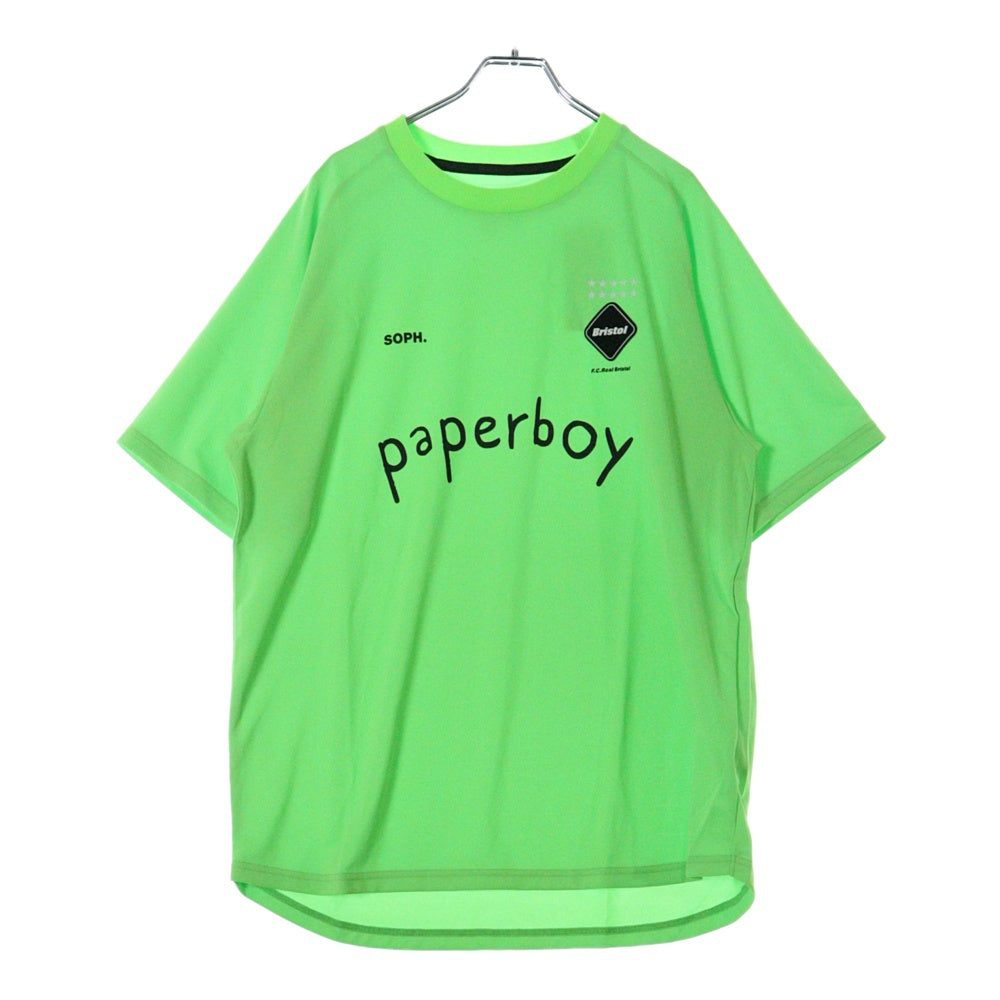 F.C.R.B./F.C.Real Bristol/FCRB(エフシーアールビー/エフシーレアルブリストル) ×PAPERBOY GAME TEE ペーパーボーイ フットボール ゲームシャツ 半袖Tシャツ FCRB -240149