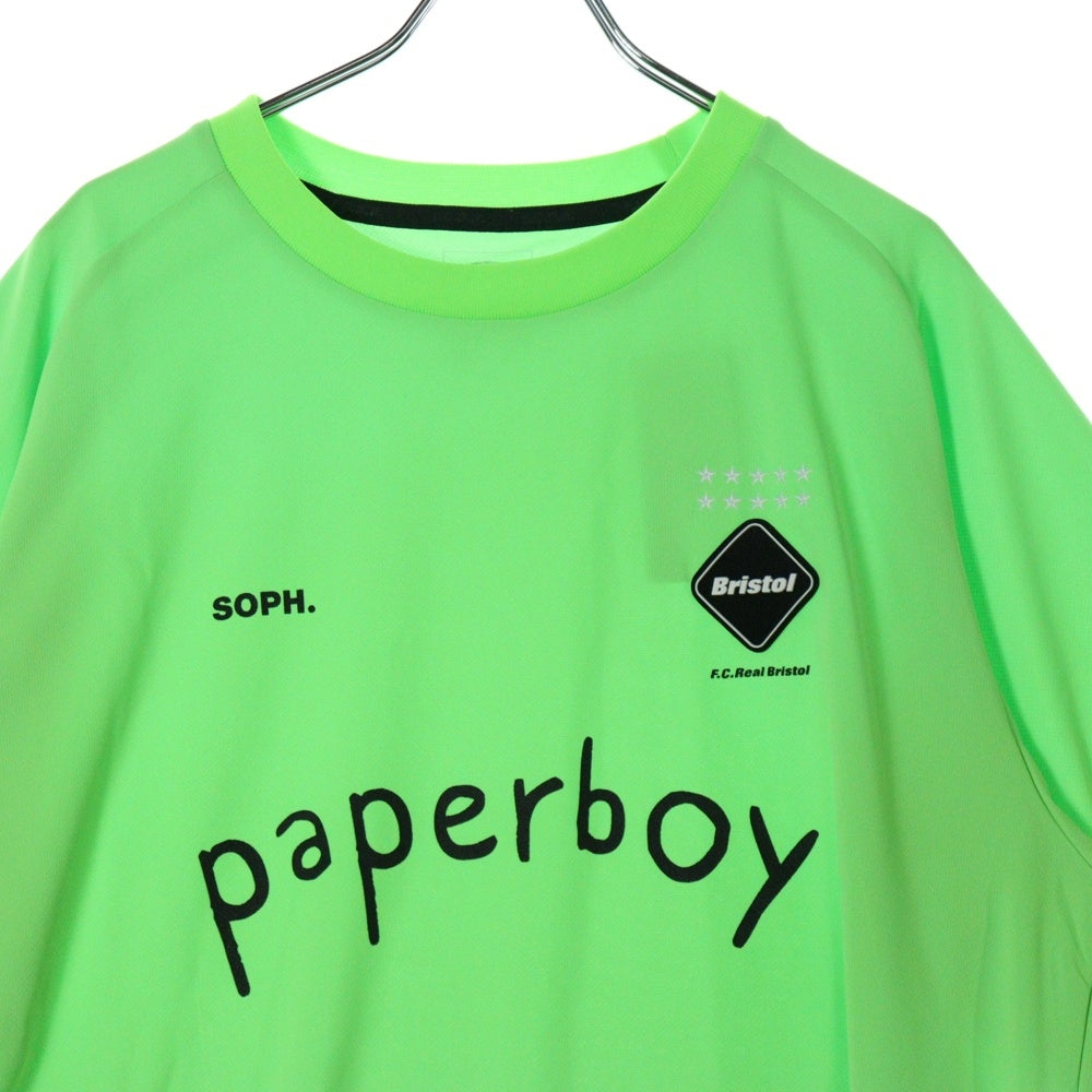 F.C.R.B./F.C.Real Bristol/FCRB(エフシーアールビー/エフシーレアルブリストル) ×PAPERBOY GAME TEE ペーパーボーイ フットボール ゲームシャツ 半袖Tシャツ FCRB -240149