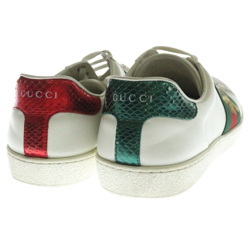 GUCCI(グッチ) Ace Embroidered エース エンブロイダリー ビー刺繍 シェリーライン ローカットスニーカー ホワイト 8 1/2 429446