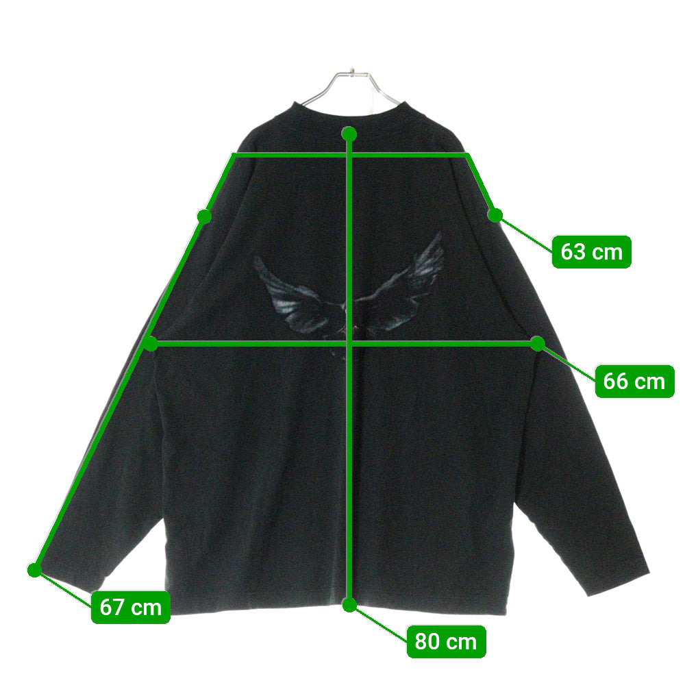 Yeezy Gap Engineered by Balenciaga(イージー ギャップ エンジニアードバイ バレンシアガ) Dove Long Sleeve T-Shirt ドーヴ 長袖ロングTシャツ ダークグリーン 471305-02-1