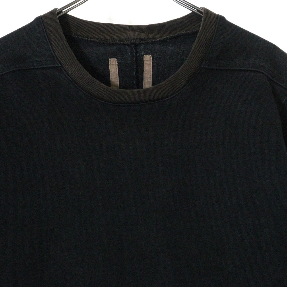 DRKSHDW(ダークシャドウ) 17SS フロントパッチワーク 半袖Tシャツ カットソー ブラック DU17S5260-RNPAT1