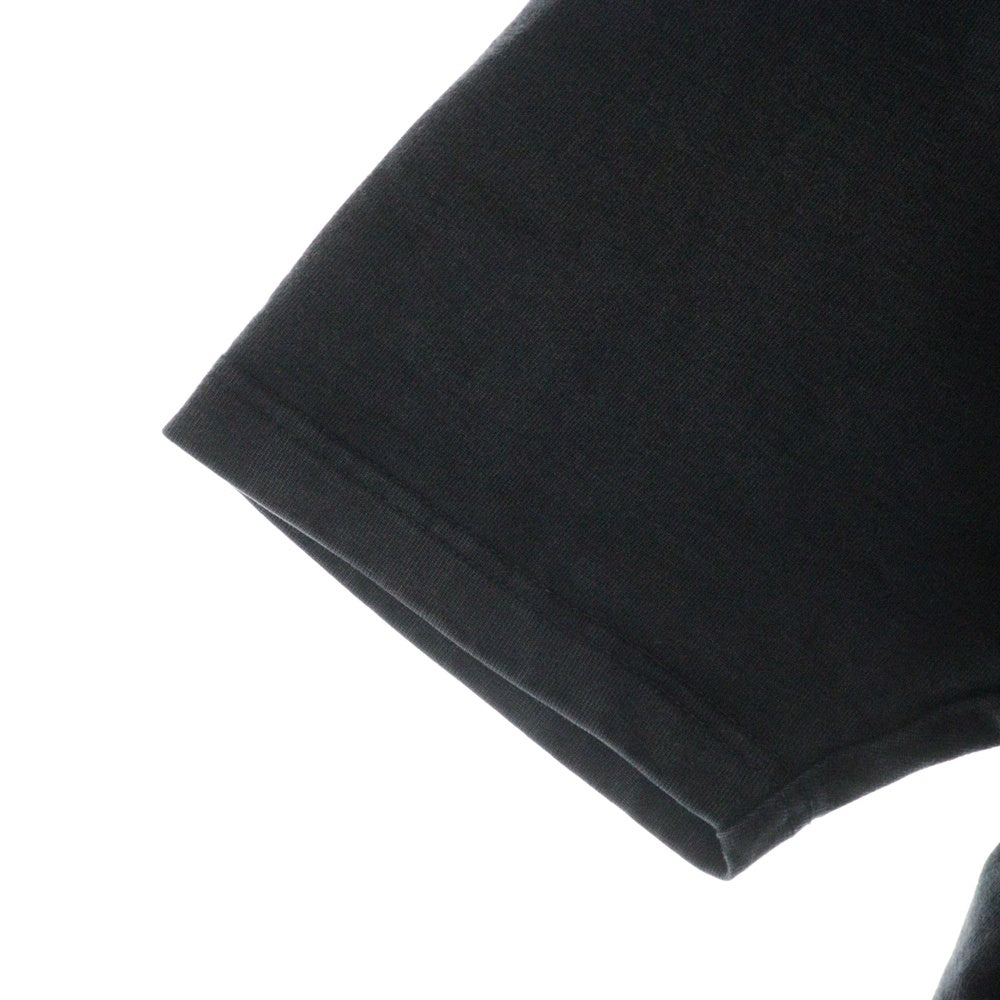 DRKSHDW(ダークシャドウ) 17SS フロントパッチワーク 半袖Tシャツ カットソー ブラック DU17S5260-RNPAT1
