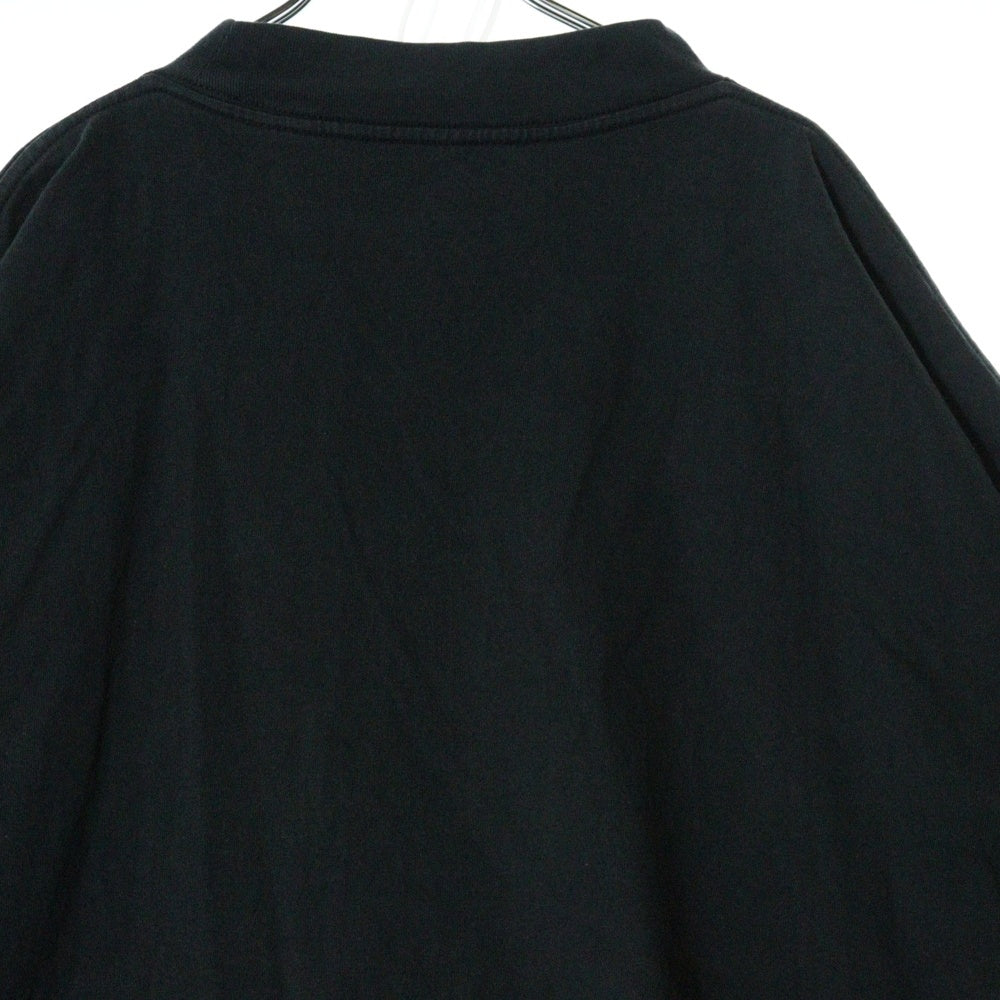 Yeezy Gap Engineered by Balenciaga(イージー ギャップ エンジニアードバイ バレンシアガ) フロントロゴ オーバーサイズ 半袖Tシャツ ブラック