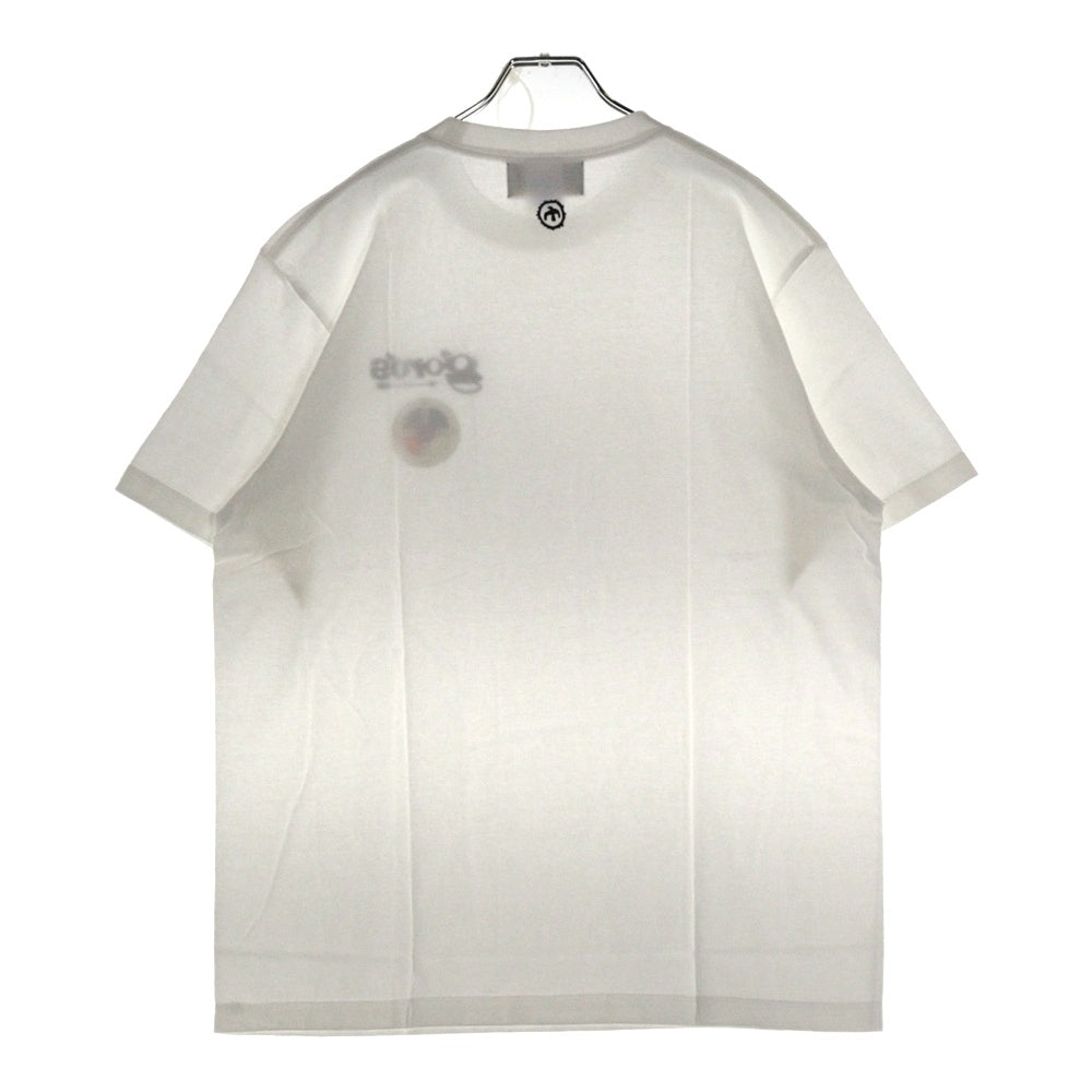 goro's(ゴローズ) ホイールデザインフロントロゴプリント半袖Tシャツ カットソー ホワイト