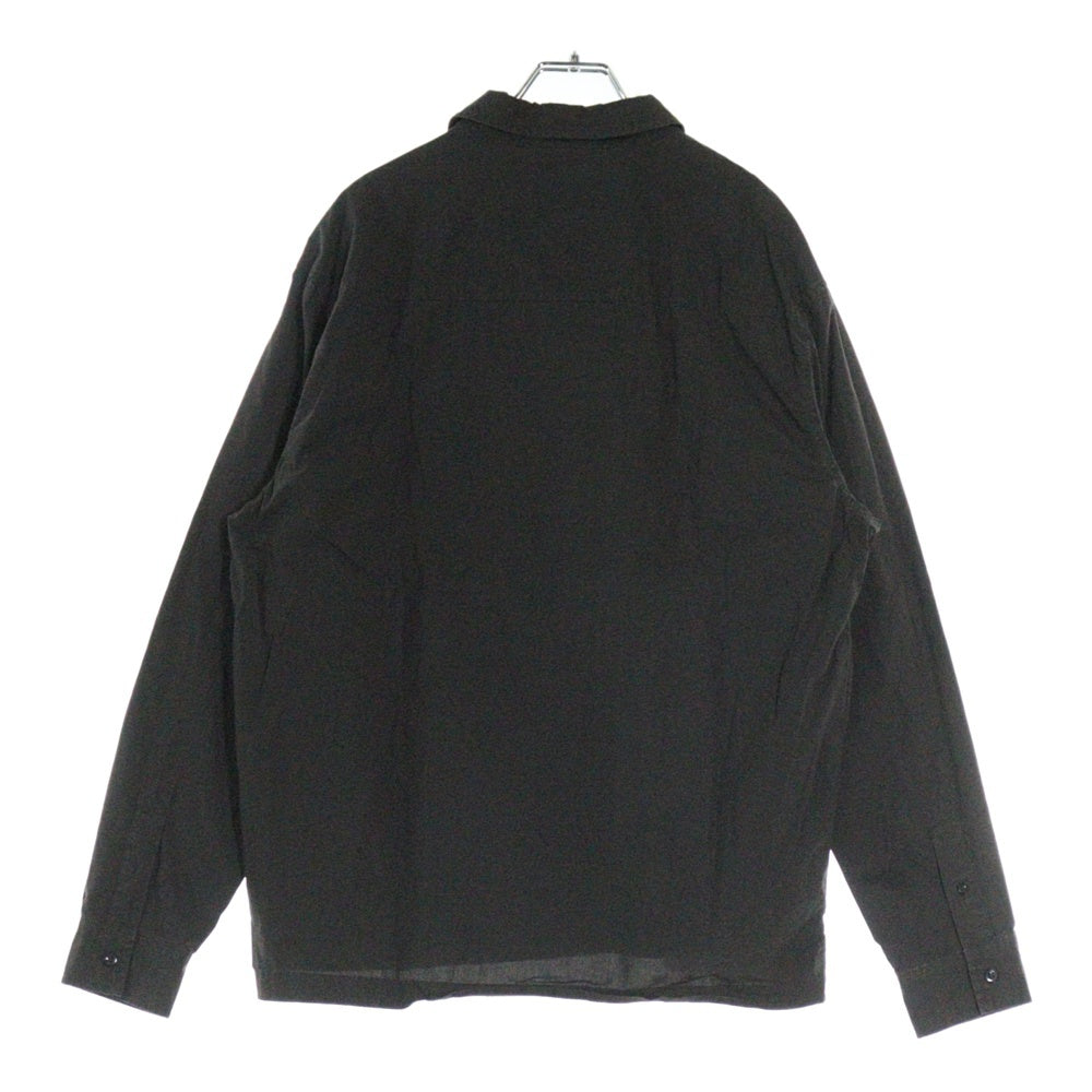 KITH(キス) 21SS Thompson Camp Collar Shirt トンプソン キャンプ 長袖カラーシャツ ブラウン KH030043