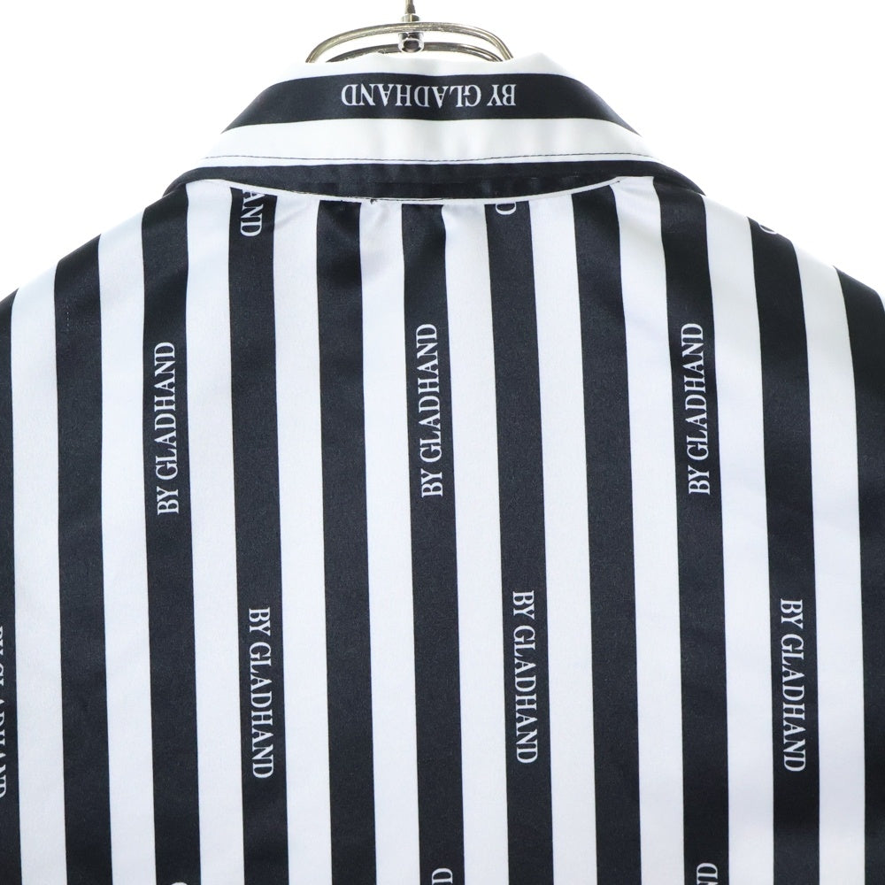 BY GLADHAND(バイグラッドハンド) 20SS GRACE STRIPE COACH JACKET ストライプ コーチジャケット ホワイト/ネイビー BYGH-20-SS-03