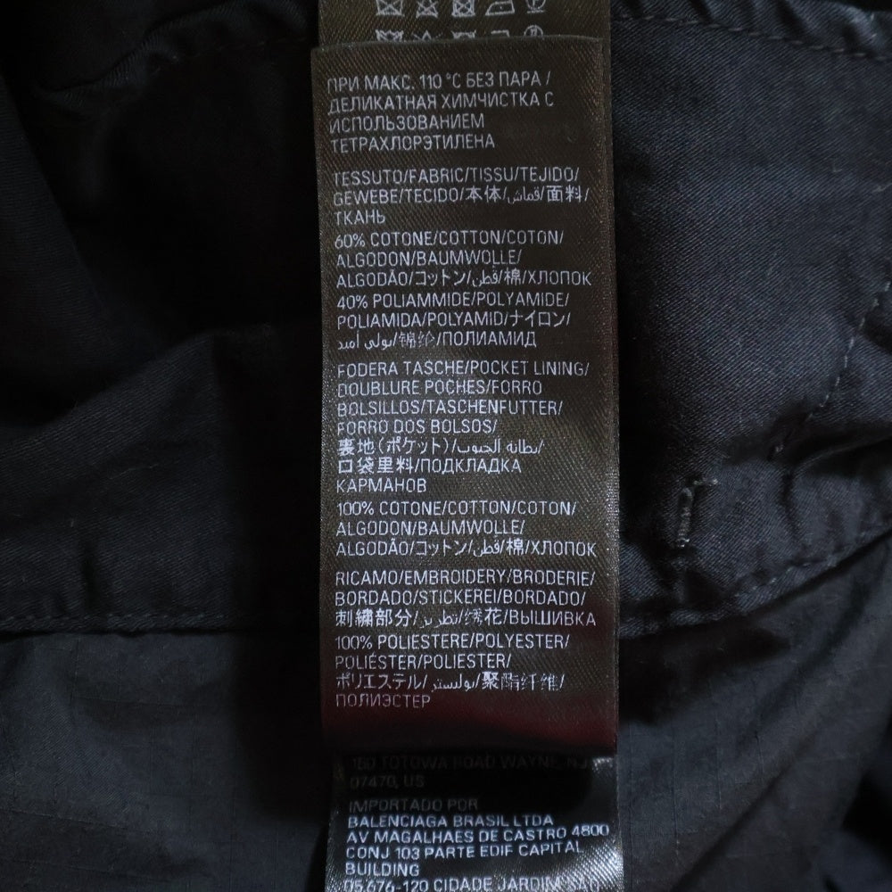 BALENCIAGA(バレンシアガ) 24AW CARGO TRACK PANTS ラージカーゴトラックパンツ ブラック 803458 TQM10