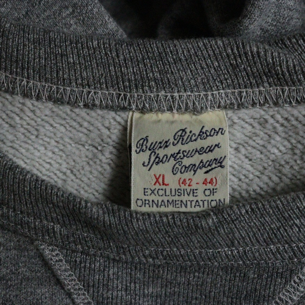 Buzz Rickson's(バズリクソンズ) Vリブネック スウェットシャツ トレーナー グレー BR65622