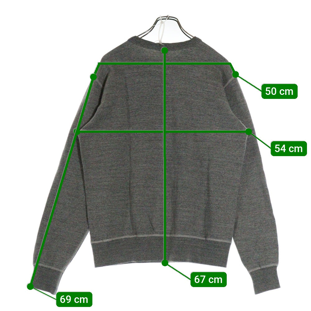 Buzz Rickson's(バズリクソンズ) Vリブネック スウェットシャツ トレーナー グレー BR65622