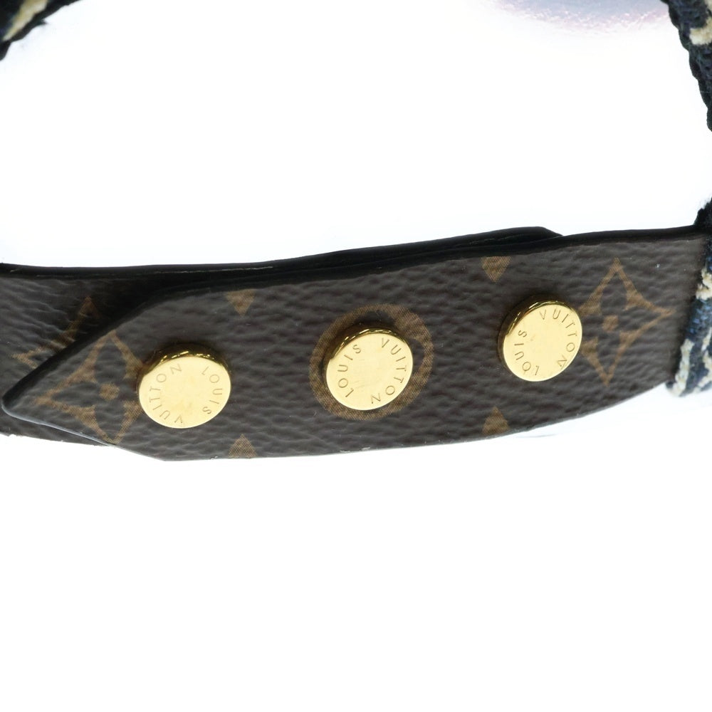 LOUIS VUITTON(ルイヴィトン) モノグラム レザー切替 帽子 キャップ ネイビー MP2903