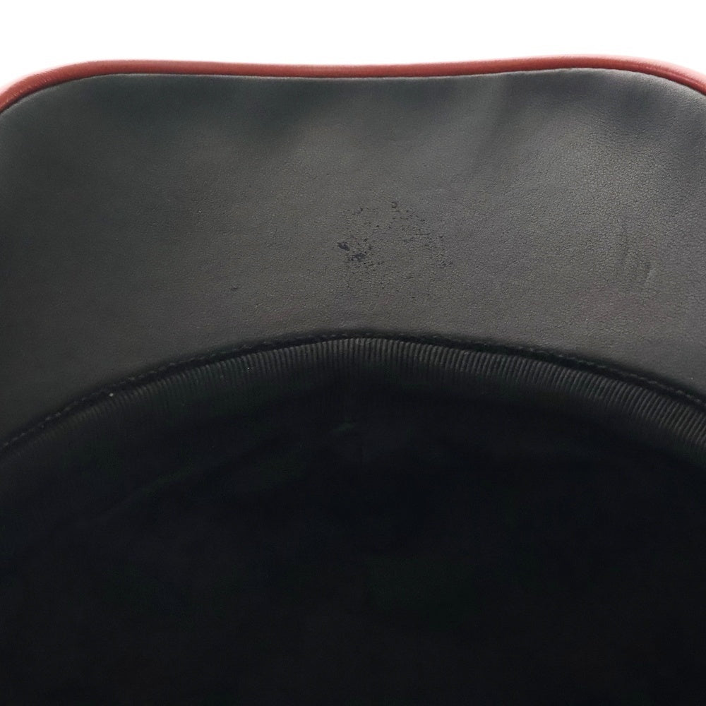 LOUIS VUITTON(ルイヴィトン) モノグラム レザー切替 帽子 キャップ ネイビー MP2903