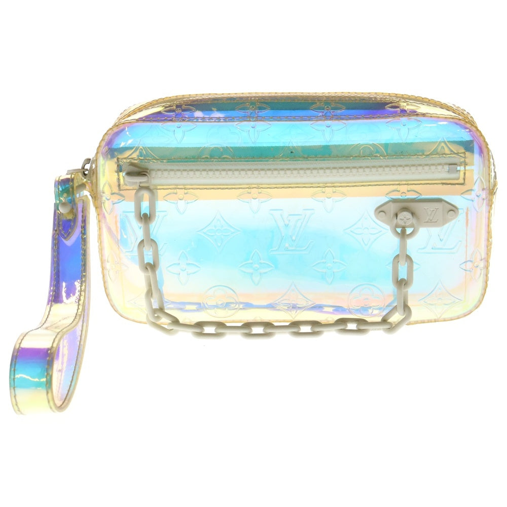 LOUIS VUITTON(ルイヴィトン) モノグラムプリズム ポシェット ヴォルガ ショルダーバッグ クリア M55261