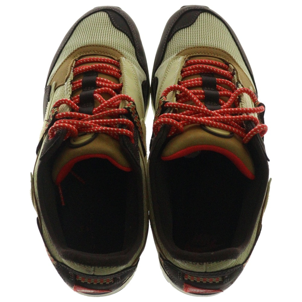 NIKE(ナイキ) ×TRAVIS SCOTT AIR MAX 1 CACTUS JACK トラヴィススコット エアマックス1カクタスジャック ローカットスニーカー ブラウン/イエロー US9.5/27.5cm D09392-200