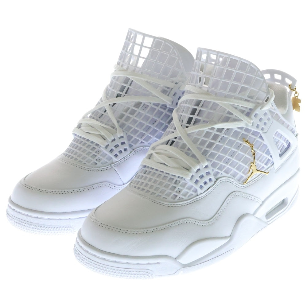 NIKE(ナイキ) WMNS AIR JORDAN 4 NET ウィメンズ エアジョーダン4 ネット ハイカットスニーカー ホワイト US10/27cm FN7251-107
