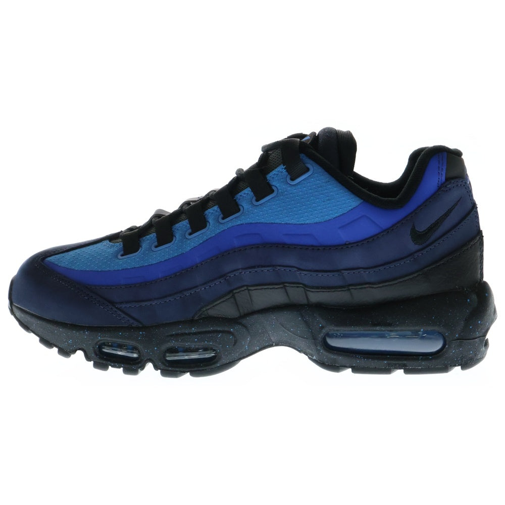 NIKE(ナイキ) ×STASH AIR MAX 95 BLACK AND HARBOR BLUE 2024 スタッシュ エアマックス95 ブラック アンド ハーバーブルー ローカットスニーカー US9.5/27.5cm HF5515-400