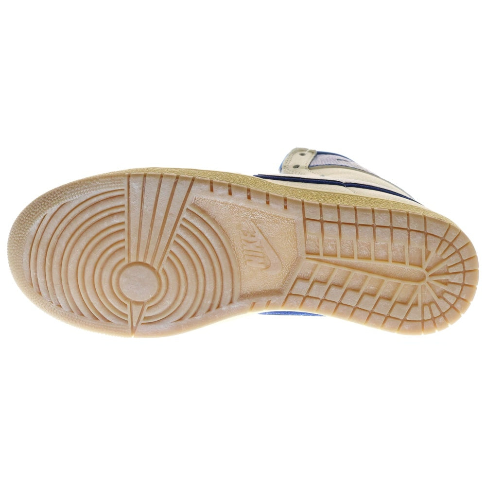 NIKE(ナイキ) ×Awake NY JORDAN AIR SHIP SP Game Royal アウェイク ジョーダン エアシップ ゲームロイヤル ハイカットスニーカー ホワイト/ブルー US10/28cm FN8675-104