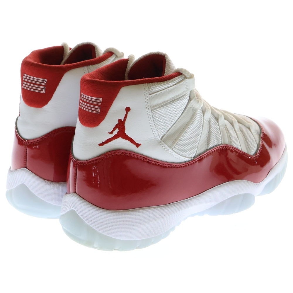 NIKE(ナイキ) AIR JORDAN 11 RETRO エアジョーダン11 レトロ ハイカットスニーカー レッド/ホワイト US9.5/27.5cm CT8012-116